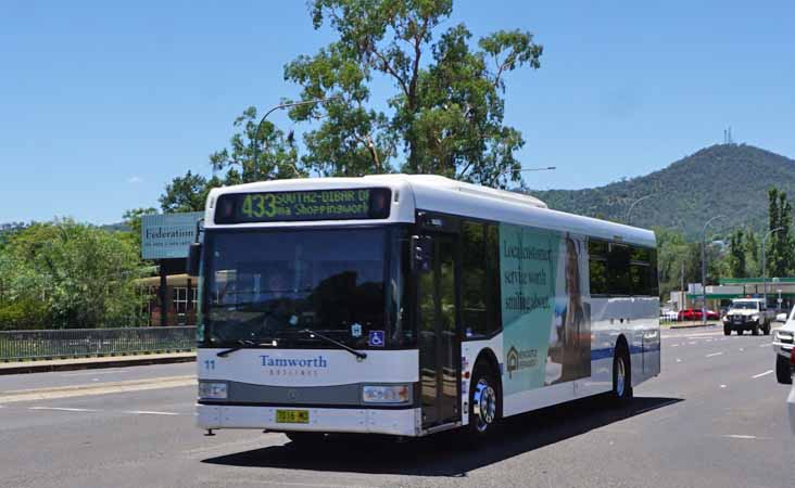 Tamworth Buslines Mercedes O500LE Bustech VST 11